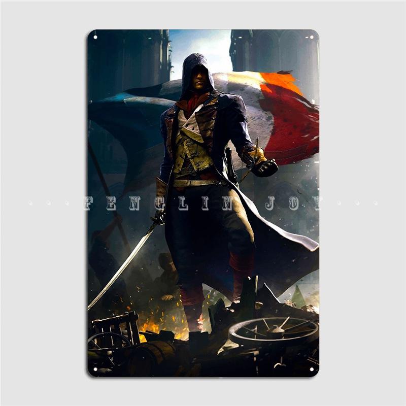 Assassin Creed Revelation Metal Sign Decoration Garage Club Wall Decor Wall pub Tin sign Poster