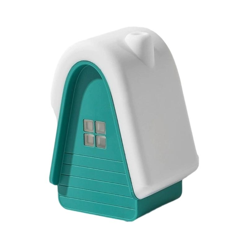 

Snow Cottage Night Activated Safe For Children зелений