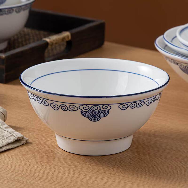 Underglaze Ceramic Noodle Soup Bowl