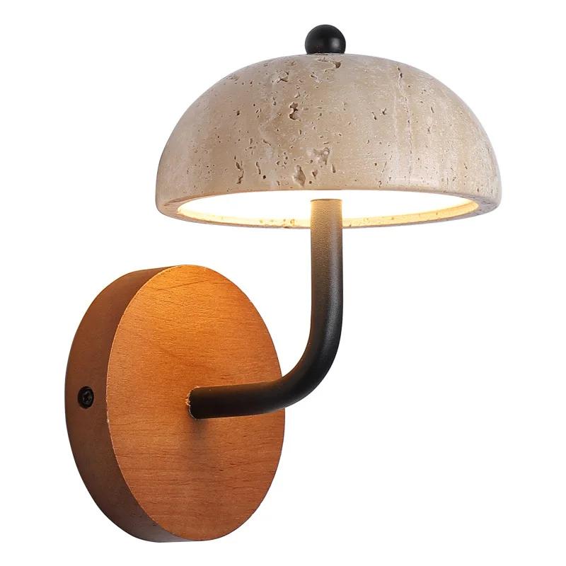 Natural Stone Wall Lamp Art Decor Sconce For Foyer Dining Room Bedroom Stairs Aisle Corridor Atmosphere Lighting Fixtures