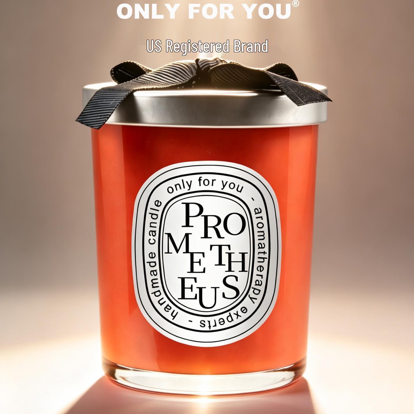 Silver Lid Soy Wax Scented Candle - Essential Oil Fragrance Gift