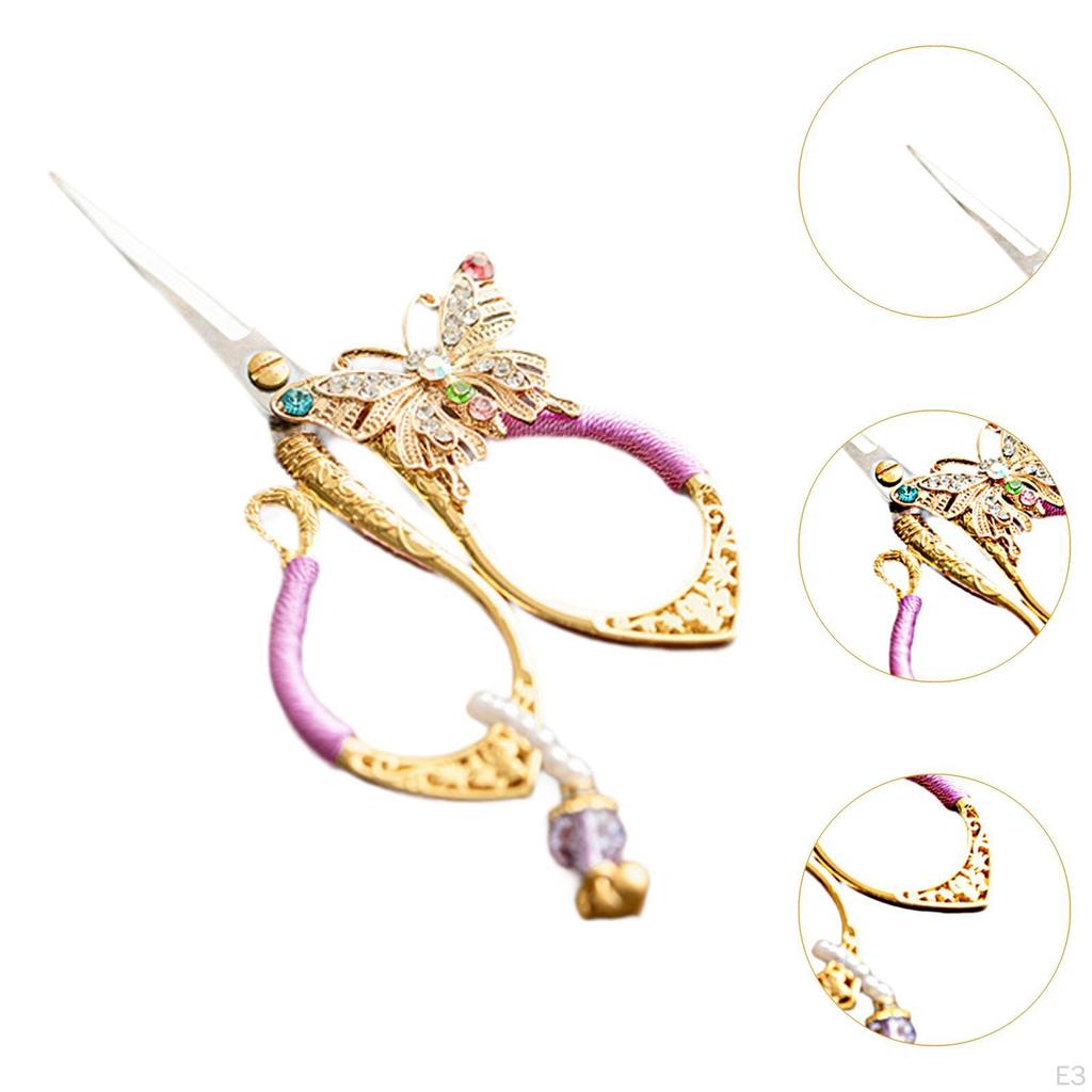 Šicí nůžky Detailní nůžky DIY Řemeslo Ostré nůžky Pevné Výšivka Krejčí pro