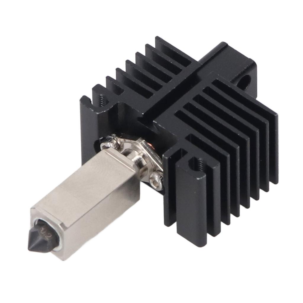 Hotend-Kit 0,2 mm Düse aus gehärtetem Stahl Extruder Hot End mit 2510 Lüfter für Bambu Lab P1P P1S 3D
