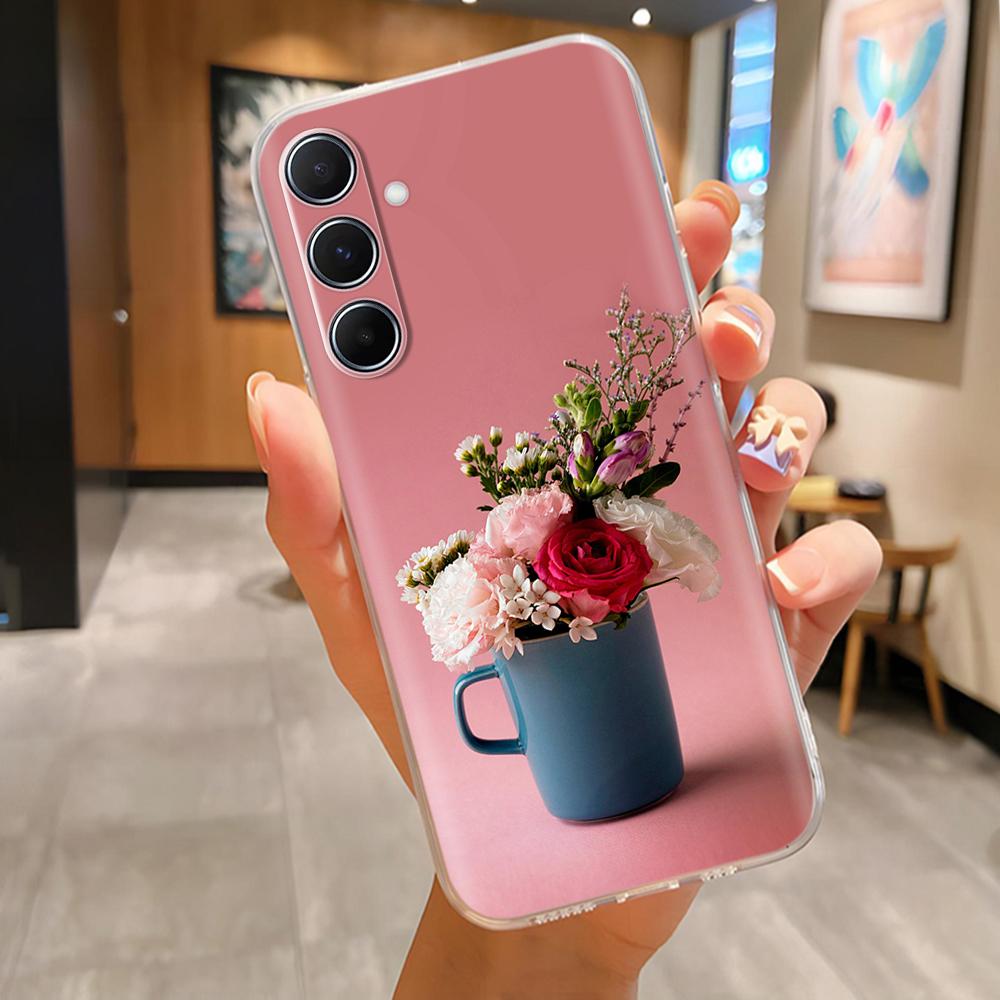 For Samsung A26 5G Phone Case Lovely Girl Patterns Soft Slim TPU Transparent Silicone Shell For Samsung Galaxy A26 5G Back Cover