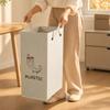 Rectangular Material Recycling Bin with Carry Handle Lightweight for Kitchen