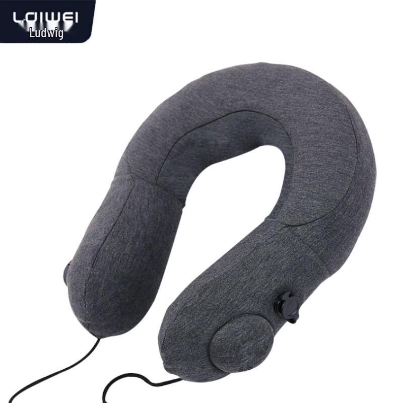 Lede Wei Automatic Inflatable Massage U-shaped Neck Pillow