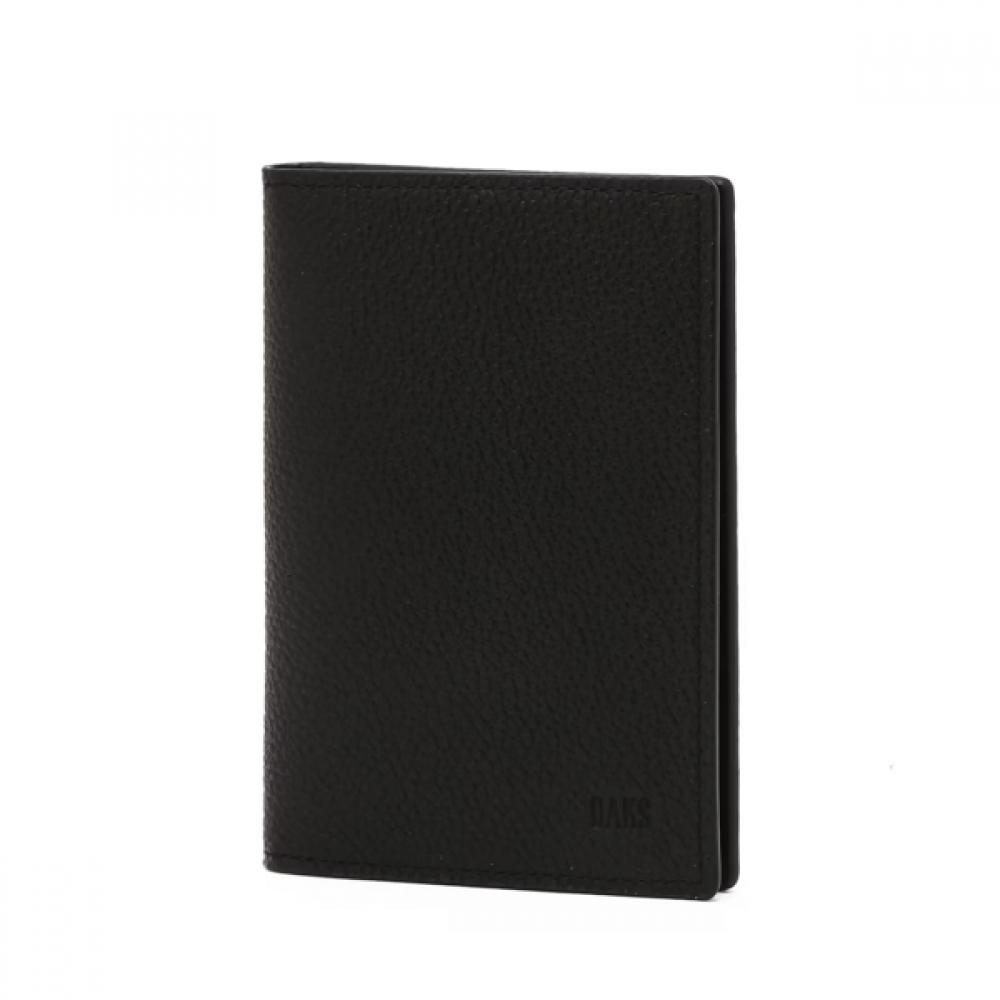 

Daks Slim Max Black Embossed Logo Leather Card Wallet Dbho6f745bk Single option