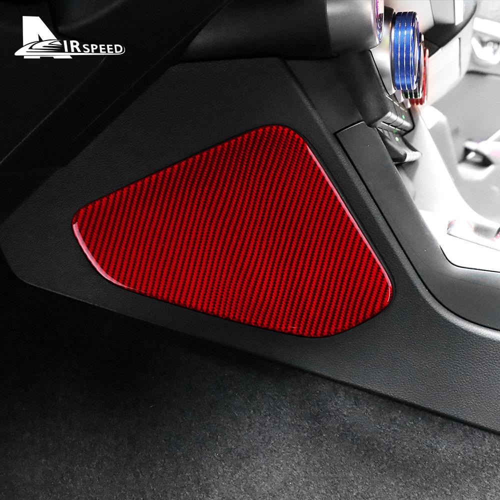 Real Soft Carbon Fiber For Subaru BRZ Toyota GR86 2025 2025 2025 2025 Interior Trim Car Side Knee Panel Sticker Accessories