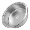 RV Round Sink 304 Stainless Steel 14.17x5.12in Kitchen Bar Basin Sink with 40mm Drain Outlet for Boat Yacht Caravan