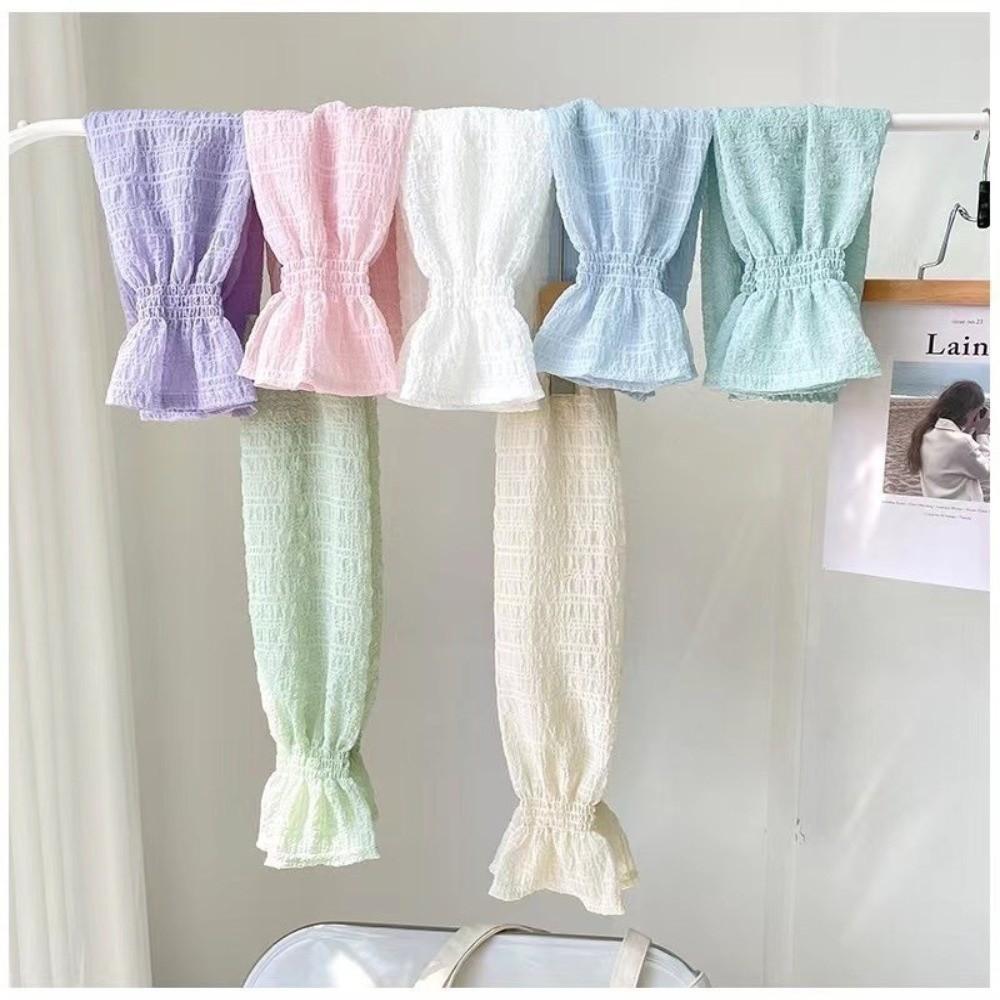 Anti-UV Arm Sleeve Lace Mesh Fingerless Gloves Fashion Sun Protection Sleeves Driving