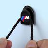 M LOGO Car Hooks Black Self Adhesive Invisible Hooks Interior Storage Holder for Bmw M3 M4 M5 M6 F20 F30 G20 F31 F34 F10 G30 F11 X3 X4 I3 1 3 5 Series