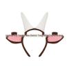 Geitenoren Dierlijke Cartoon Hoofdband voor Halloween Feestkostuum