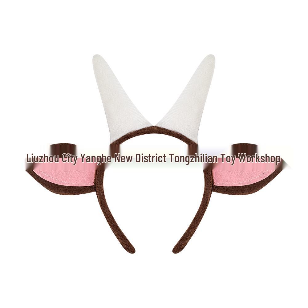 Goat Ears Animal Cartoon Headband for Halloween Party Costume