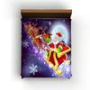 Santa Claus 3D Digital Printing Quilt Set Three-Piece Set