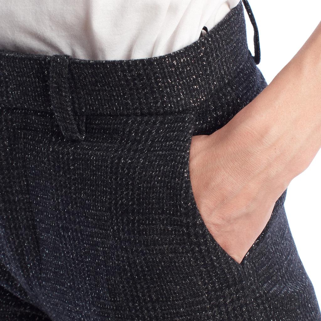 Women's Straight Lurex Pants WKCE0104F