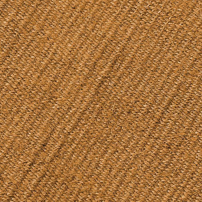 Jute and Cotton Rug with Ocher Fringes 80x150