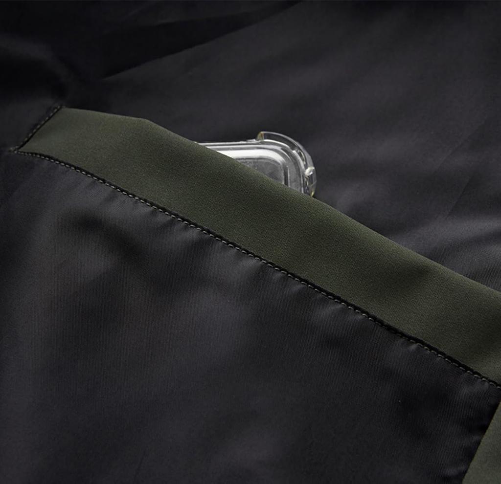 EASTEMPO Autumn Loose Solid Plus Sizes Men's Jacket, Ma-1, Casual, Business, Fit, Stylish, Windproof, Color, Blouson, (JP, Alphabet, M, Green)