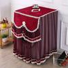 Lace Embroidered Toilet Washing Machine Cover Home Decoration Toilet Cover Detachable Machine Cover  Washing Machine Cabinet