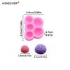 Silicone Mold for Fake Ice Cream Half-Spheres DIY Phone Case, Hairpin, Hair Accessory, Shoe Decoration, Chocolate Mold