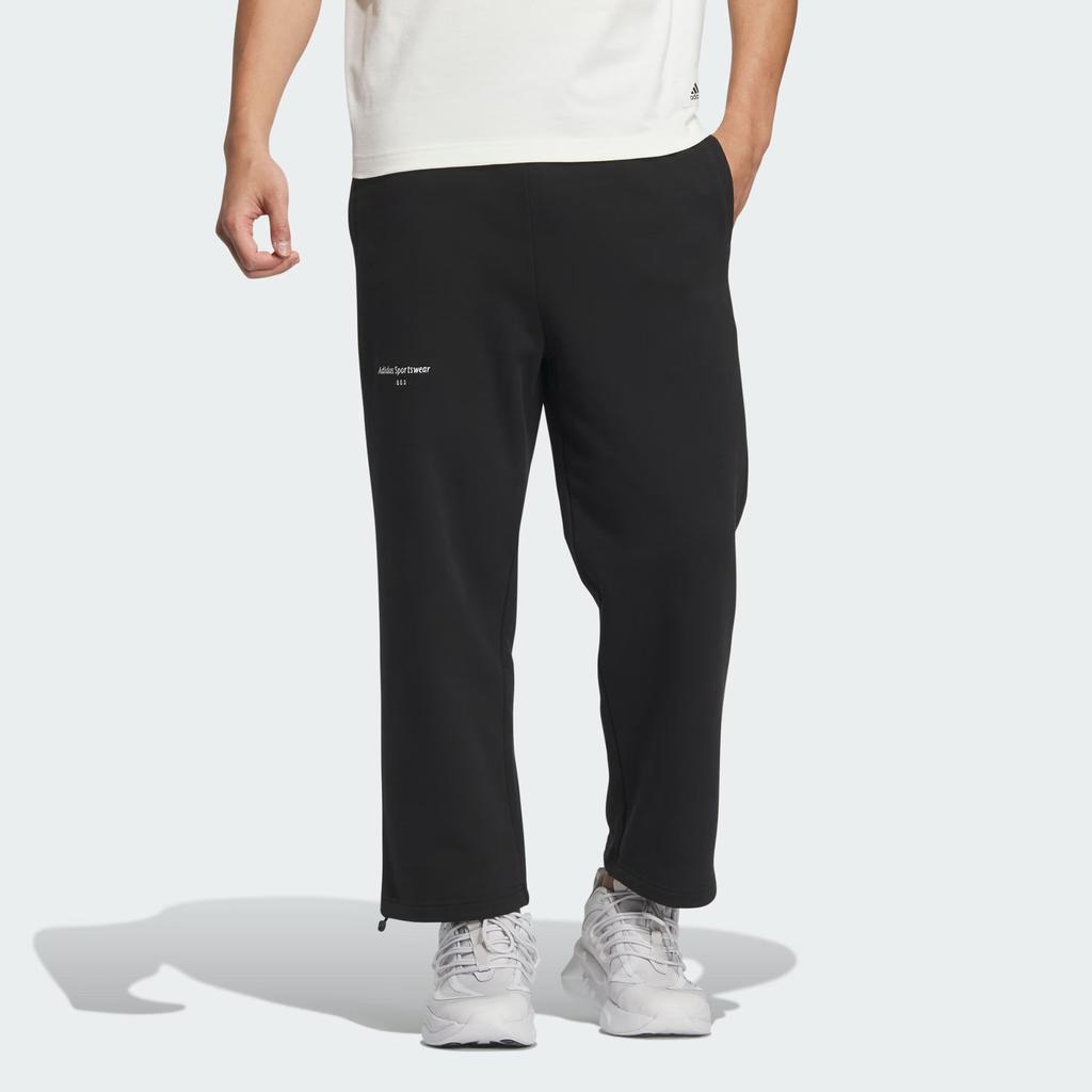 Adidas Small Logo Knit Joggers Men Bottoms Black IZ1599