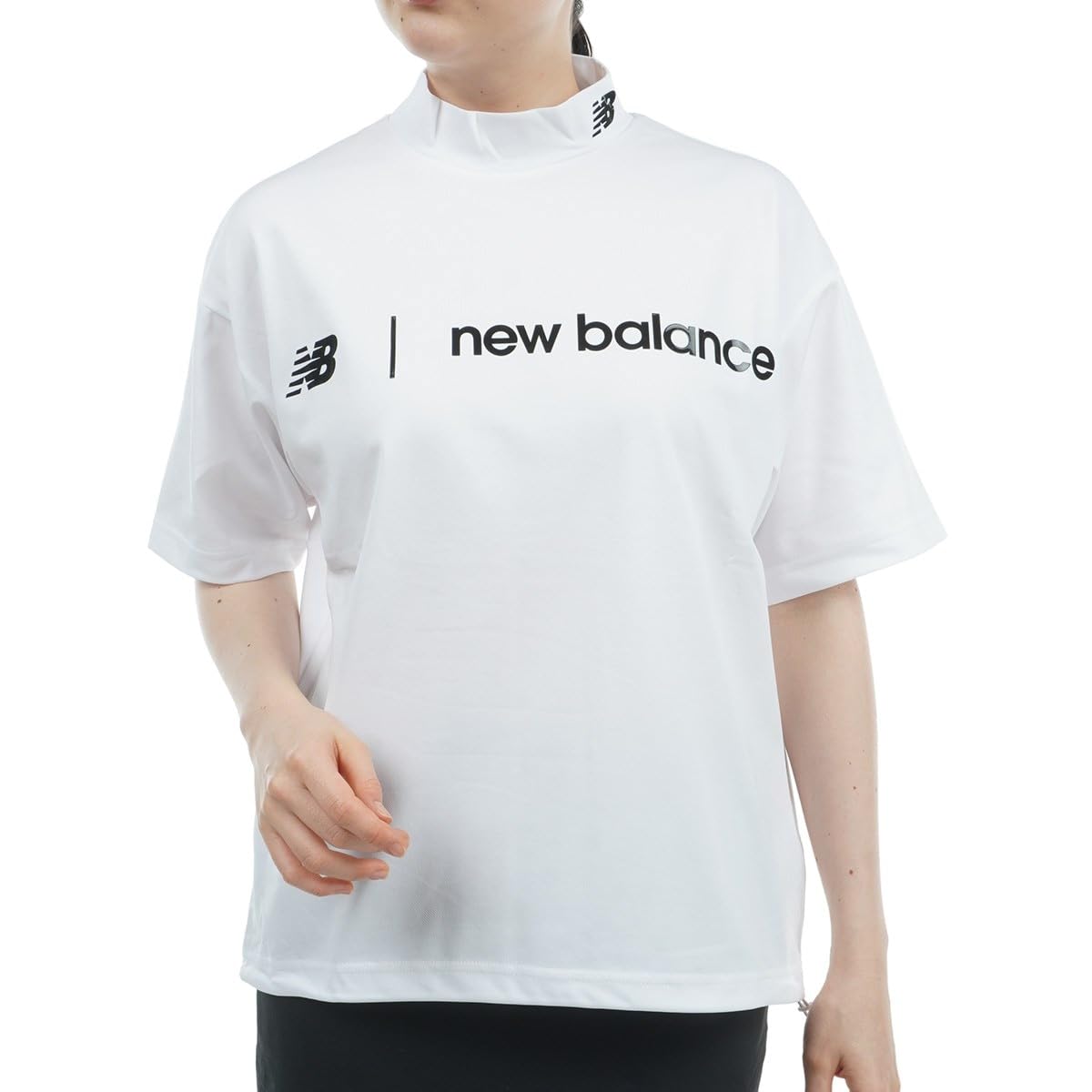 

Футболка с коротким рукавом и воротником-стойкой New Balance Golf 1 (Эластичный, Быстросохнущий) / Женский / 012-4266505 030_Белый [M]