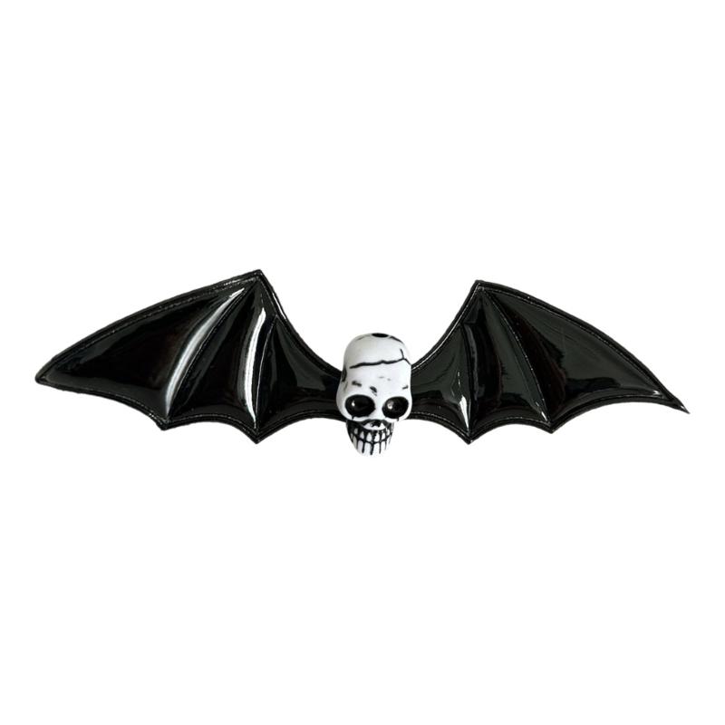 1PC Friendly Bat Shaped Hairpin For Gothic Fashion Dark Theme Parties Comfortable Costume Accessories