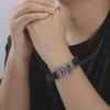 LIKGREAT Halloween Skull Bracelet for Men Gothic Leather Rope Bracelets Braided Bangles Jewelry Homme Accessories Gift Wholesale