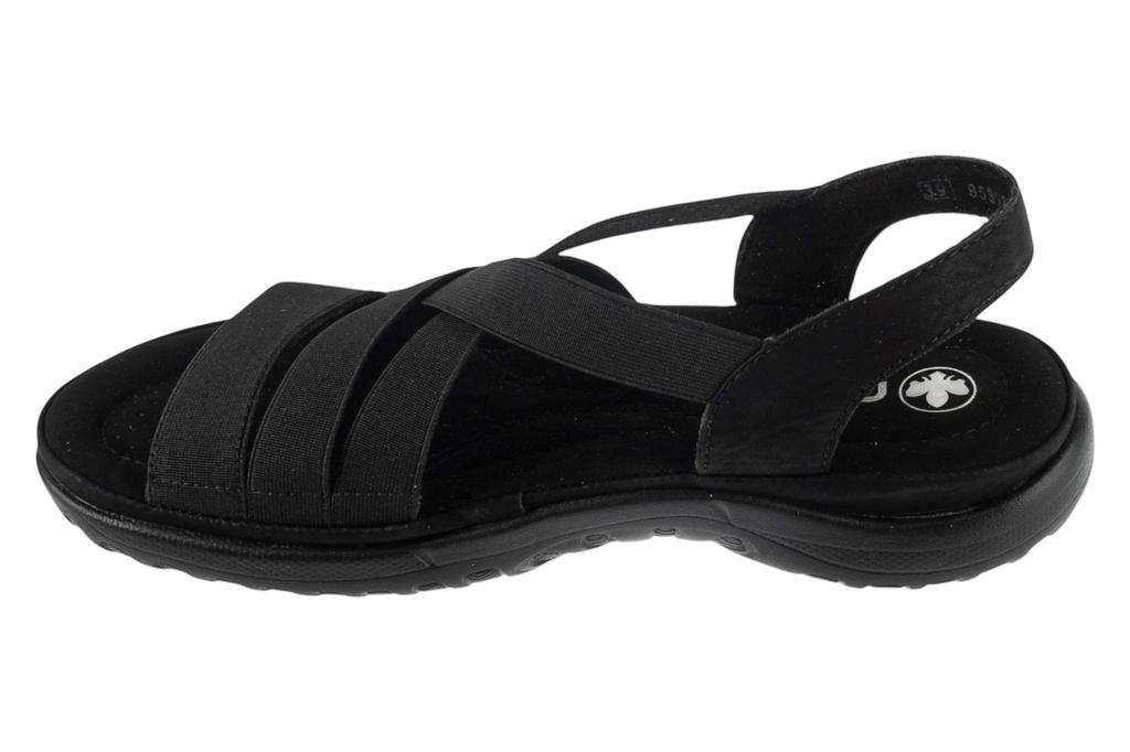 RIEKER Sandals, Womens Black Sandals