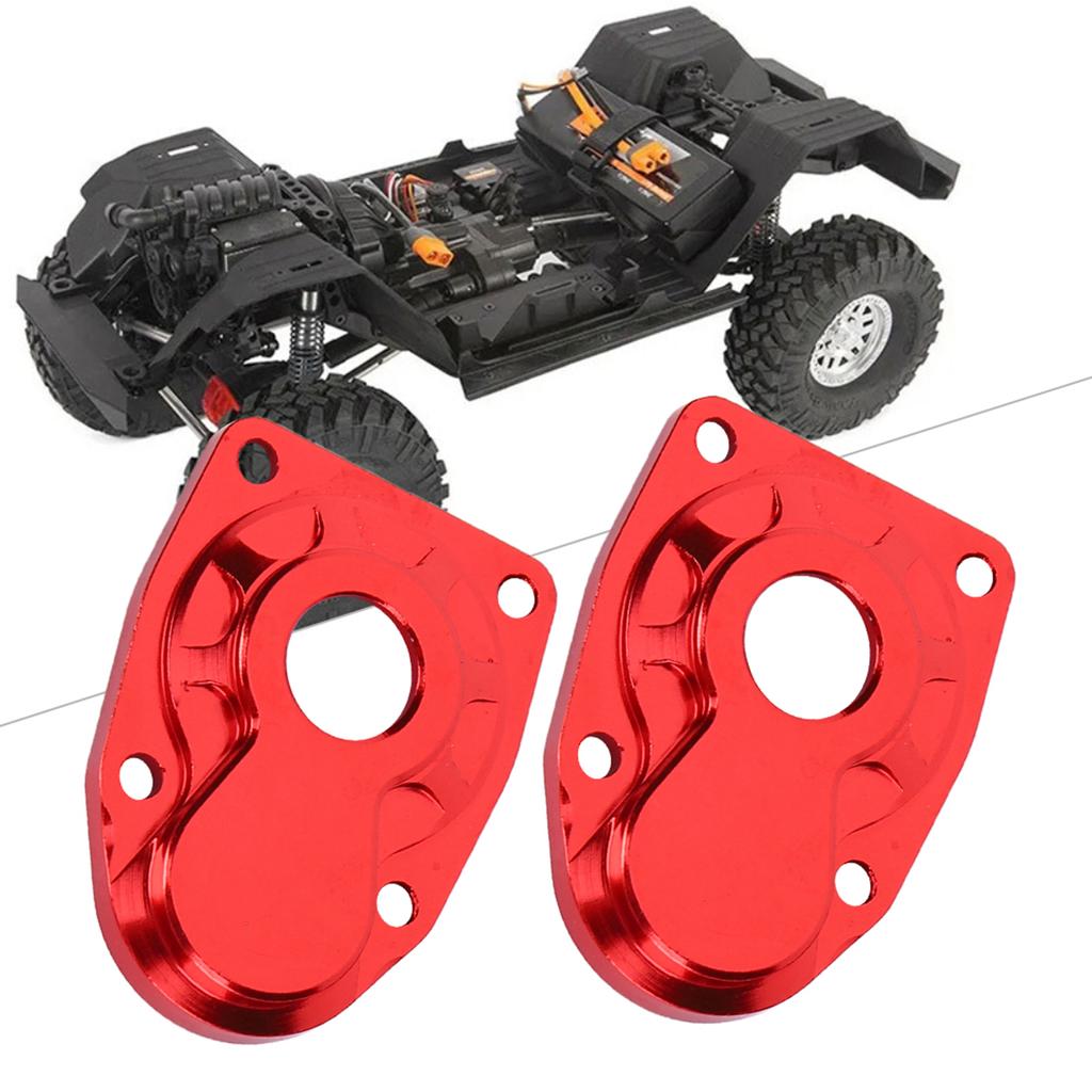 Aluminum Alloy Rear Steering Cup Cover Fit for Axial Capra scx10III 1 10 RC CrawlerRed