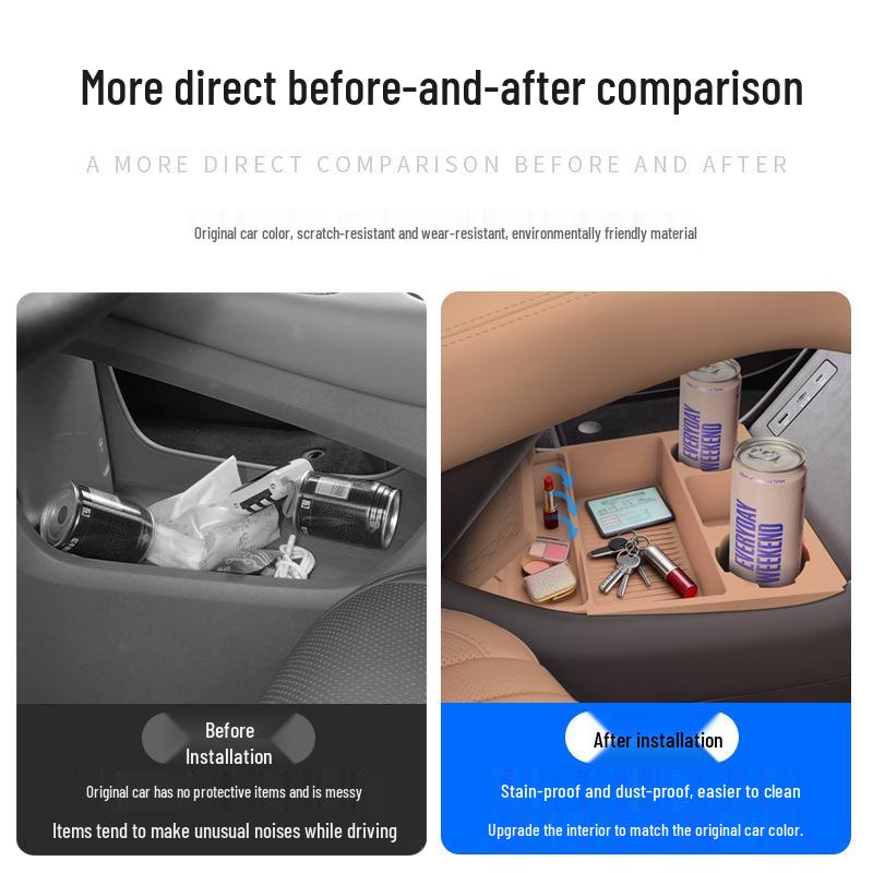 Denza N8L Silicone Center Console Storage Organizer - Car Interior Modification Accessory