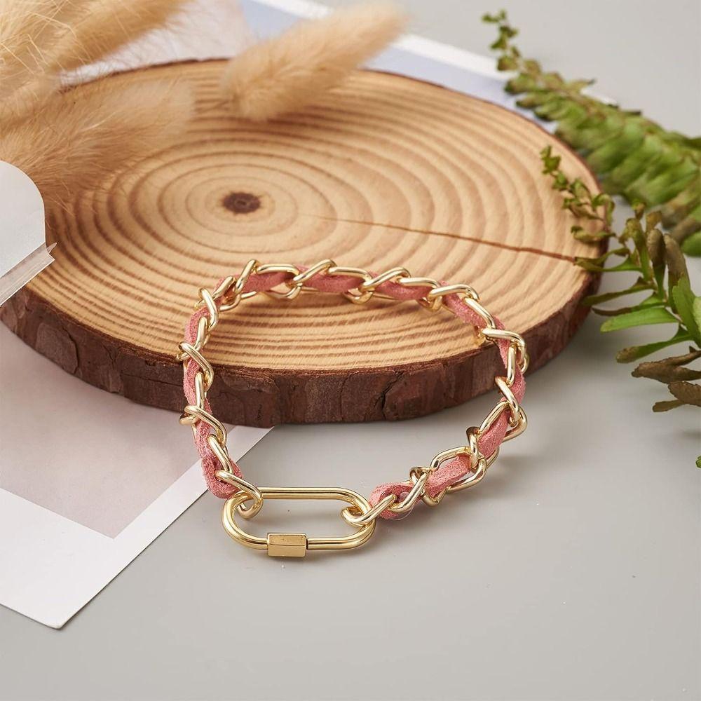 Stříbrná šroubovací karabina Mosazná oválná šroubovací Ručně vyráběné řemesla Milovníci