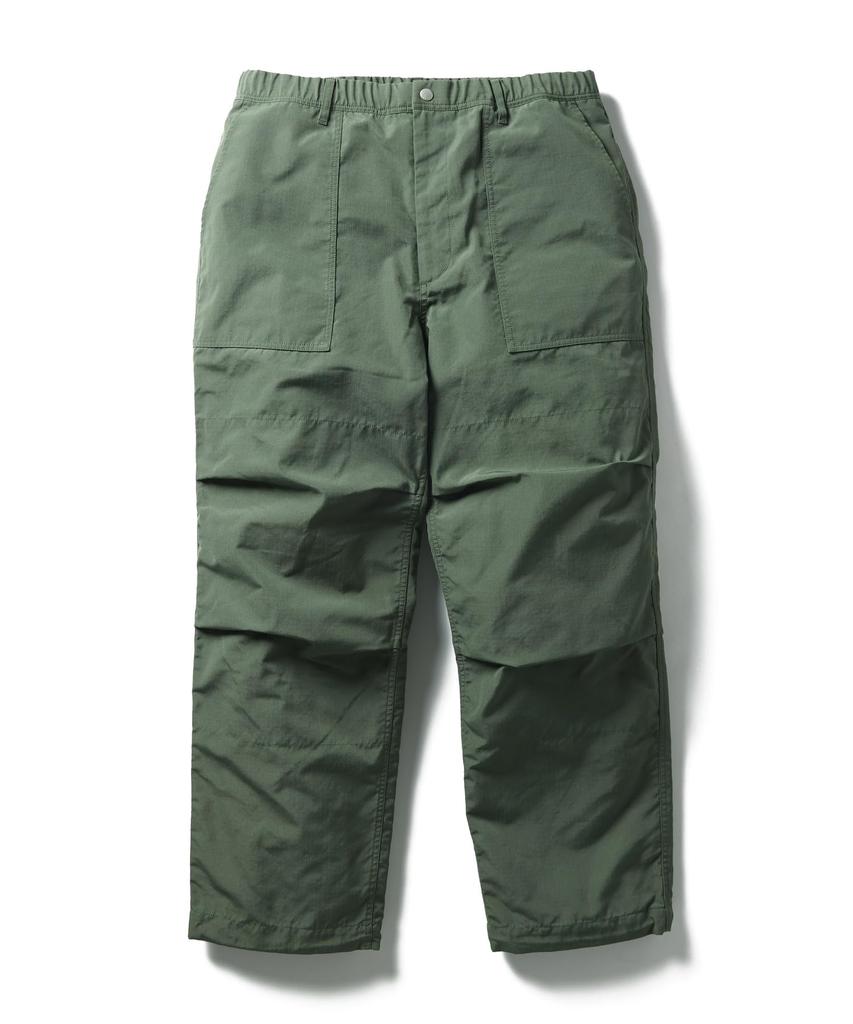 Snow Peak TAKIBI Ripstop Pants and Size L PA-25AU006, Men's Women's, Olive,