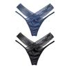 2 Pcs Postpartum Sheer Mesh Underwear for Women Low Waist See Through Thong Breathable Ultra Thin V String Panties