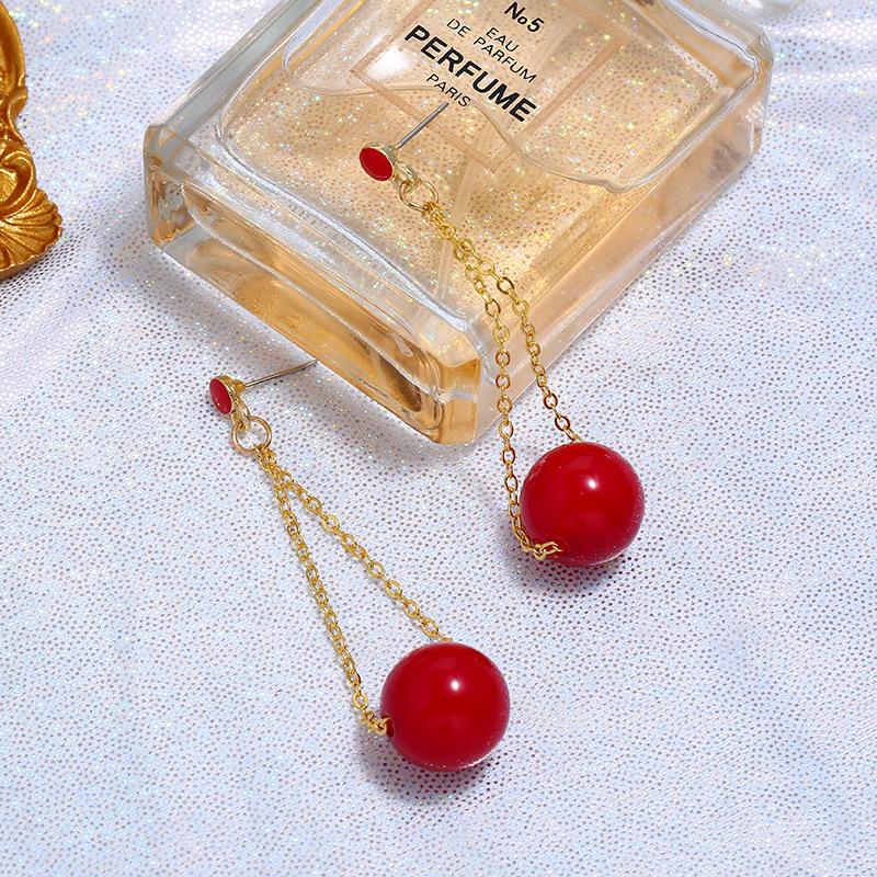 

Ретро личность жемчужные длинные серьги-пусеты женские универсальные простые серьги темперамент интернет-знаменитости модные трендовые серьги