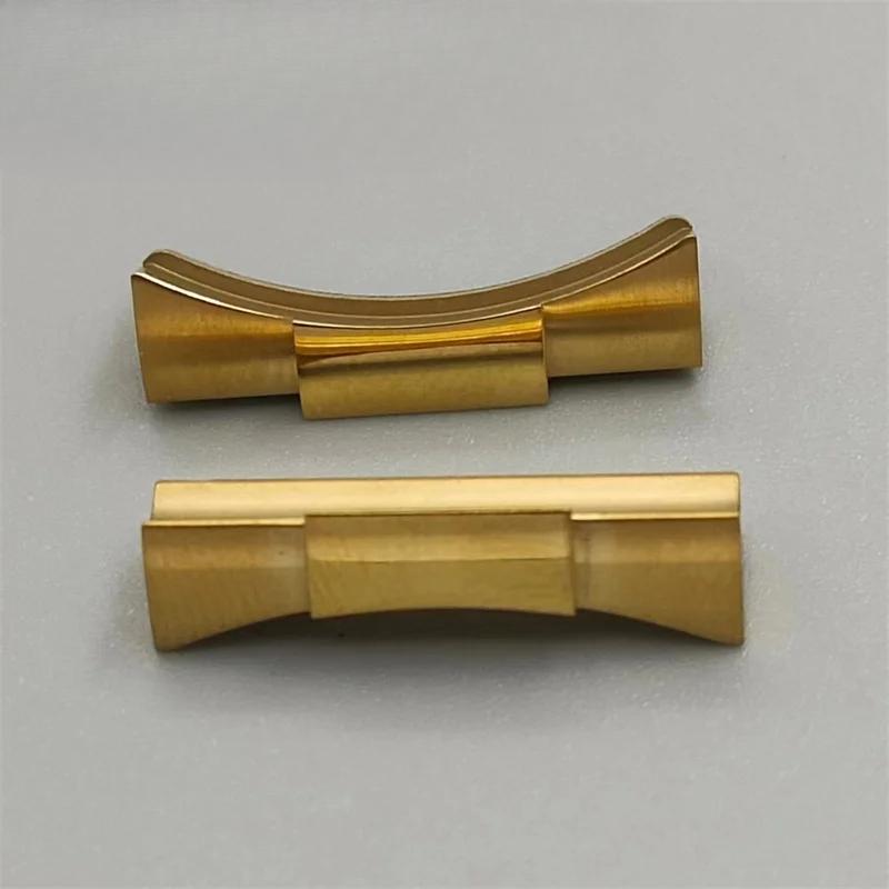 20mm Stainless Curved End Link Endlink Just For Diving Watch Band Watch Rubber Leather Strap Seamless Connection
