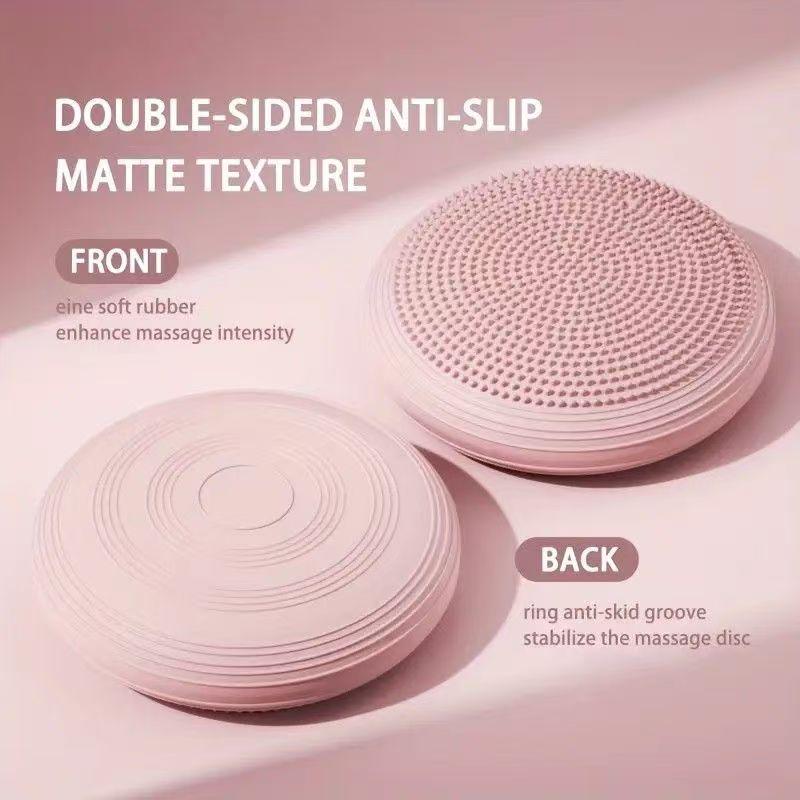 Thickened Explosion-Proof PVC Inflatable Yoga Balance Mat & Massage Cushion