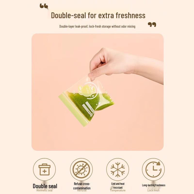 BAYCO Baby Food Storage & Sealing Bags
