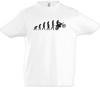 Motocross Evolution Boys Kids Boys T-Shirt Human Fun Driver Motorcycle Biker Club Rider