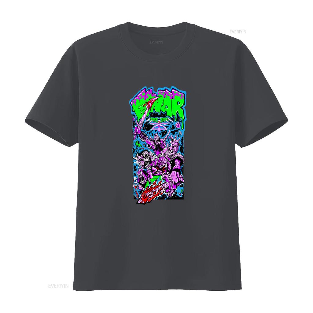New Gwar Cotton T Shirt Black for All Sizes Punk Rock Band Design Vintage Washed Slightly Versatile Stretched Soft Streetwear