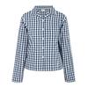 Linea Womens/Ladies Gingham Check Relaxed Fit Long-Sleeved Shirt