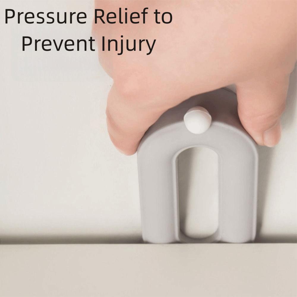 Removable Door Stopper Silicone Material Doorstops Top Safety Wind Resistance Mat  Home Use