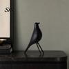 Abstrakte Vogelfigur im nordischen Stil, Schreibtischdekoration, Mittelalterliche Tischstatue im minimalistischen, stromlinienförmigen Design für Zuhause, Büro, Bücherregal, Kaminsims