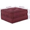 VidaXL Modular Pouf Brown 70x70x36 Fabric, Sofa, Convertible Sofa, Fabric Sofa, Modular Sofa, Pallet Cushion, 4019031