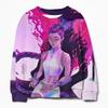 Girl K-pop Demon Hunter Fashion Casual Sweatshirt Movie,new Arrivals children,K-pop Trendlong-sleeve Crewneck Top
