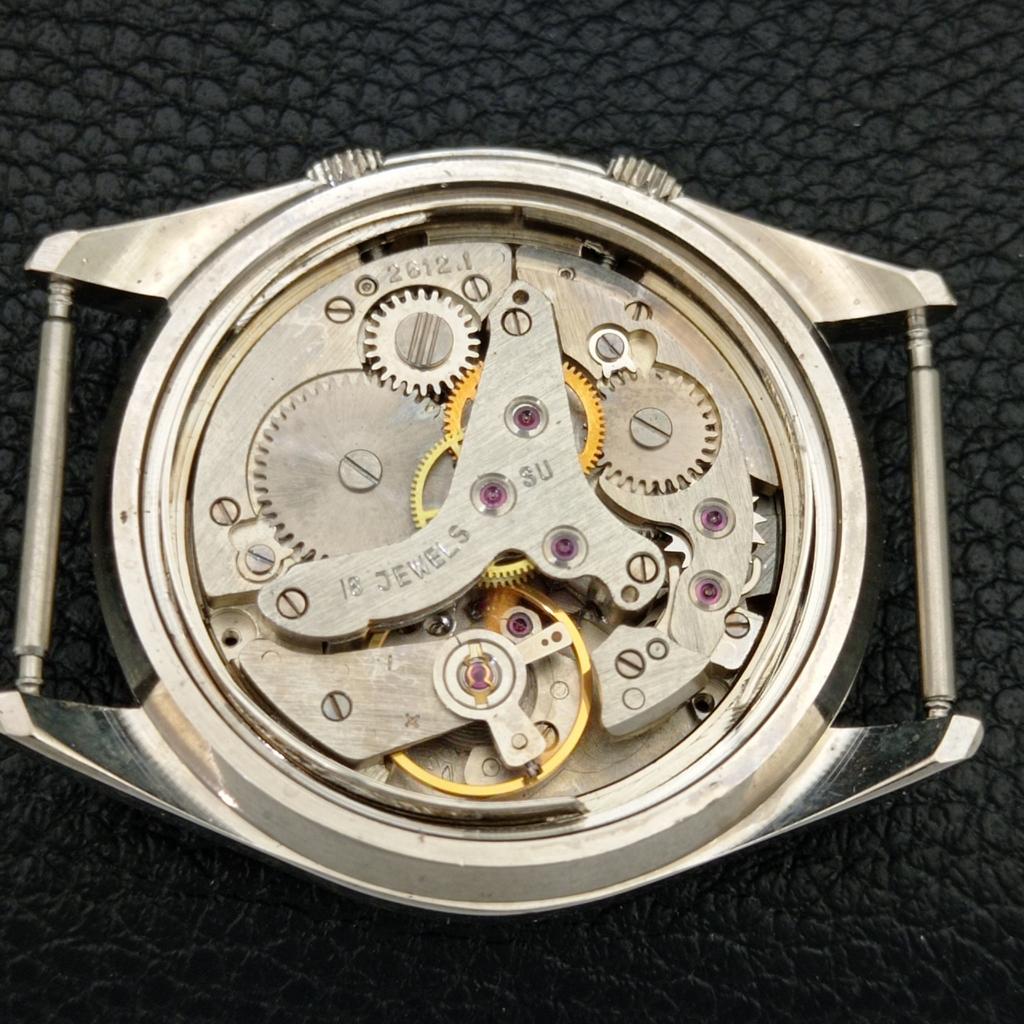 REFURBISHED VINTAGE LEGEND HAND-WINDING SWISS MENS ALARM WATCH a707511-1