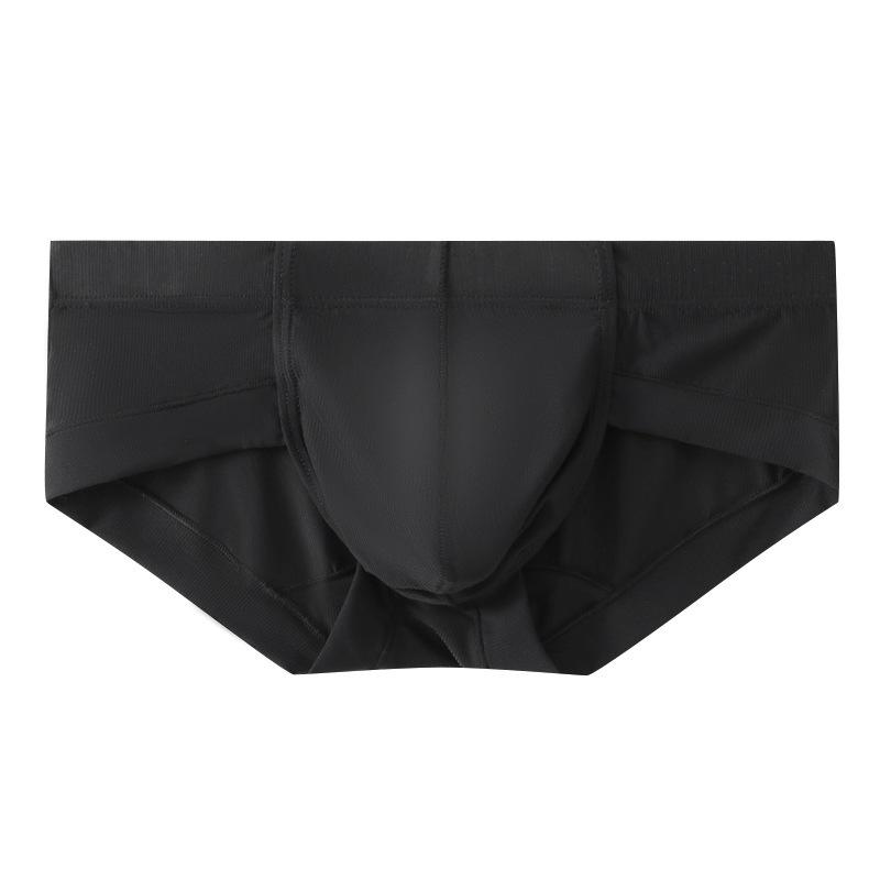 Herren Frühling und Sommer Eis Seide U-förmige große Tasche Niedrig geschnittene Slips
