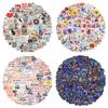 Laser Stickers 100 Holographic Shiny Vinyl Flower Reading Neon Inspirational Kindle Decorative Stickers