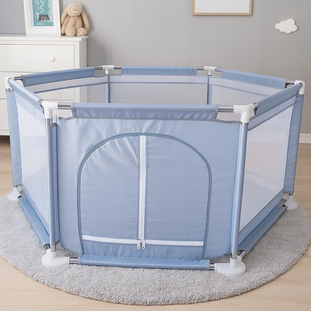 [PACZB][1] Large Children's Playpen Dry Ball Pool Toys Gray X43S
