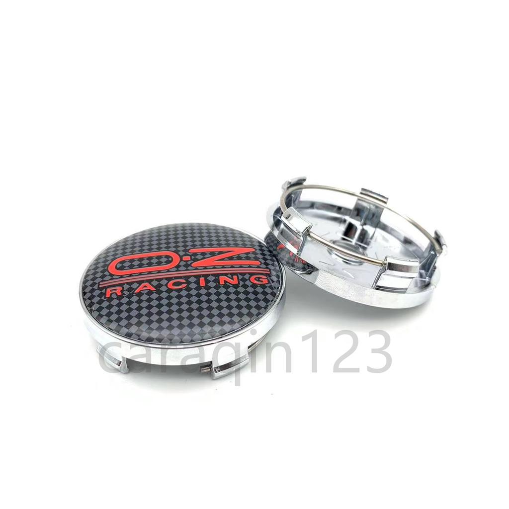 4 ΤΕΜΑΧΙΑ 60mm OZ Racing Καλύμματα Κέντρου Τροχού Αυτοκινήτου Σήμα Εμβλήματος Λογότυπο Τροχού Ετικέτα Αξεσουάρ Στυλ Αυτοκινήτου