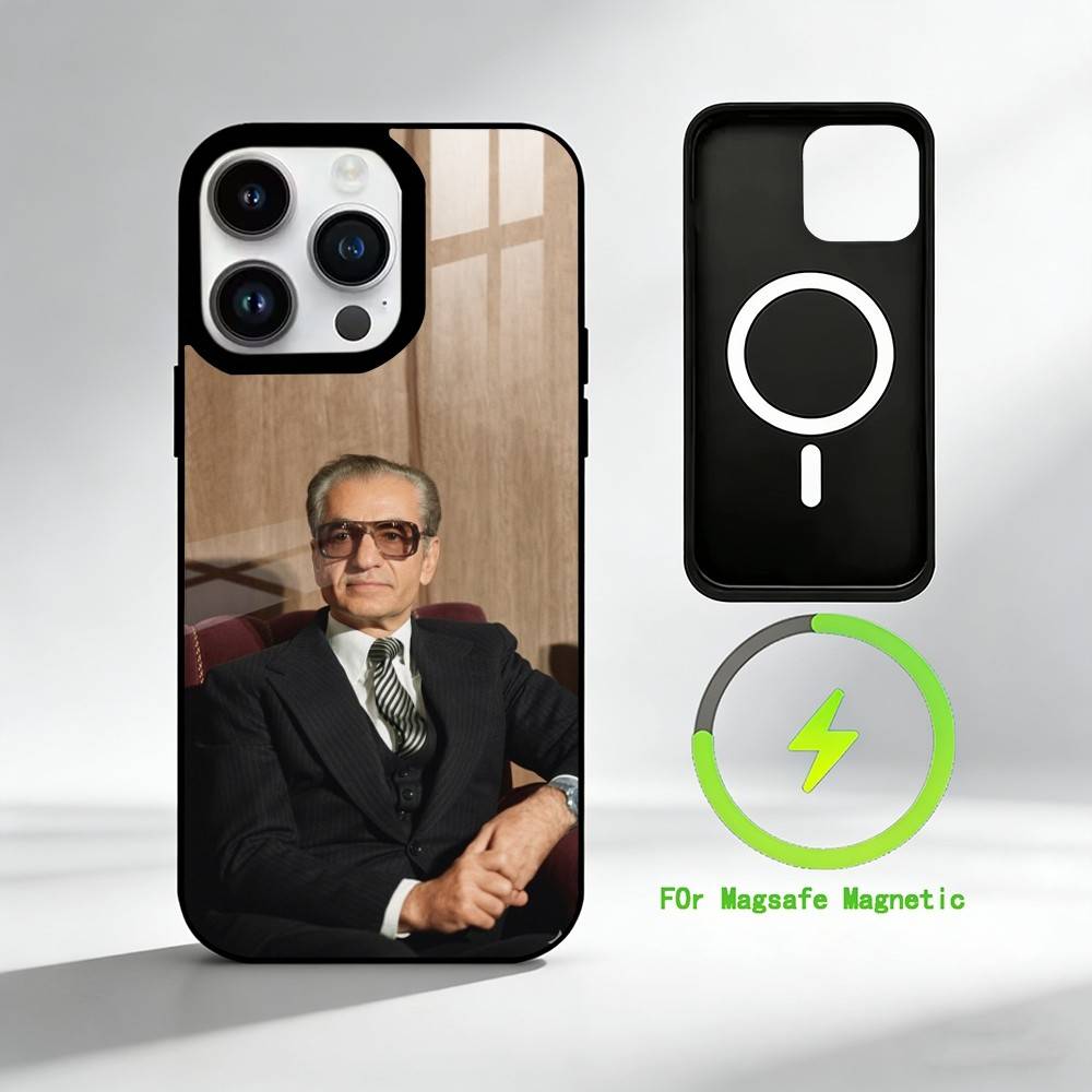 

W-wolf Phone Case For iPhone 17 16 15 14 13 12 Pro Max Plus for Mirror Wireless Magnetic Cover iPhone12mini